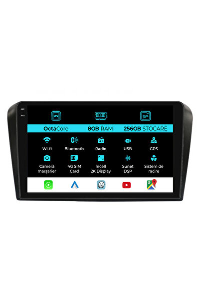 NavStore Ειδική πλοήγηση Mazda 3 (2003-2009), 2K, 8Gb Ram, 256Gb αποθήκευση, ...