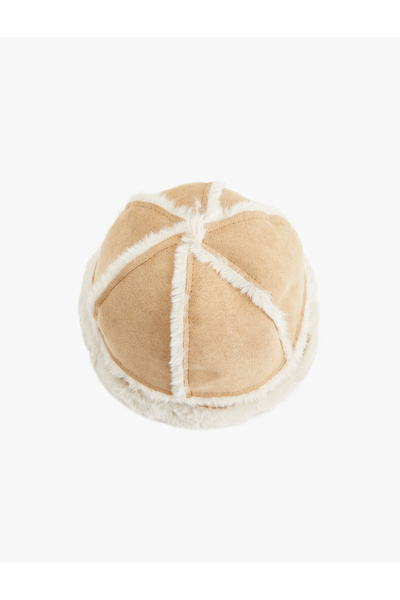 Koton Plush Detailed Bucket Hat