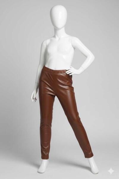 JOY GİRL Girl's Leather Trousers