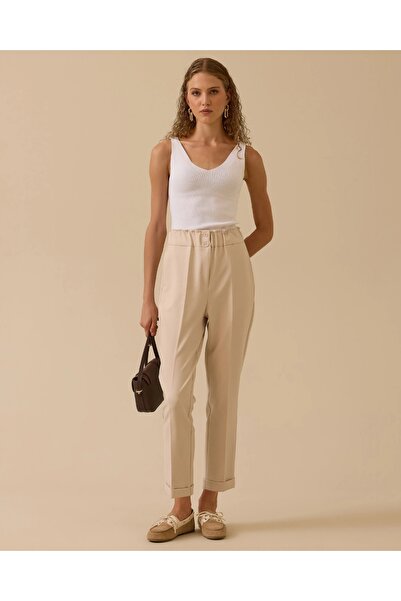 SEÇİL YENİ KADIN lena havuç kesim pantolon 10002521010036