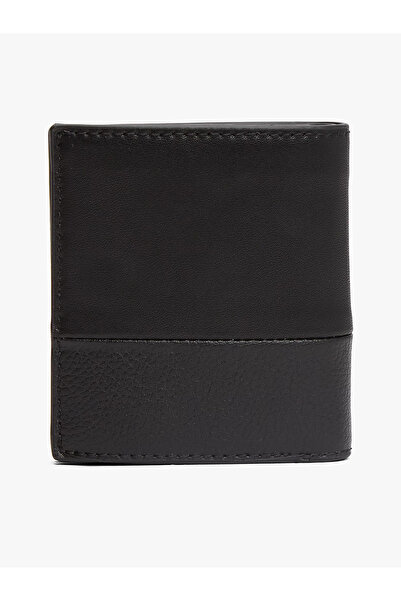 Tommy Hilfiger Men's Leather Foldable Black Wallet with Cash and Card Compartments Am0Am13866-Bds