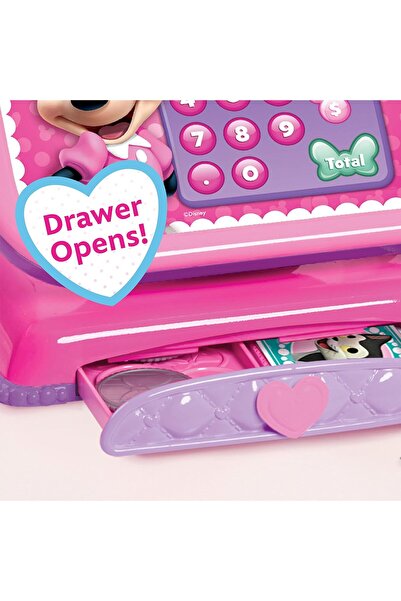 Disney Just Play Minnie Junior Mouse Bowtique Cash Register with Sounds