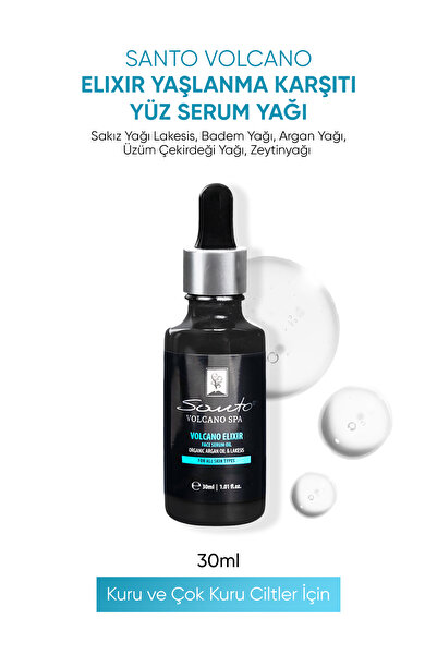 Santo Volcano SPA Elixir Yaşlanma Karşıtı Yüz Serum Yağı