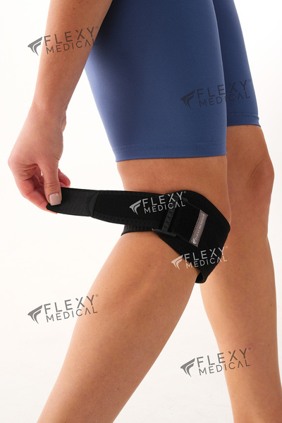 Flexy Medical Patella Tendon Stabilization Athlete's Bandage 1 Piece Silicone...