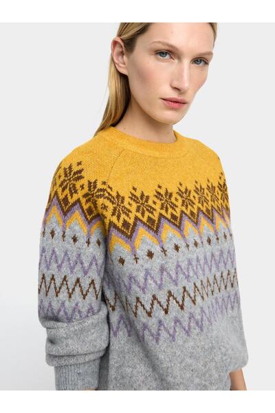 PARFOIS Jakarlı Örme Kazak