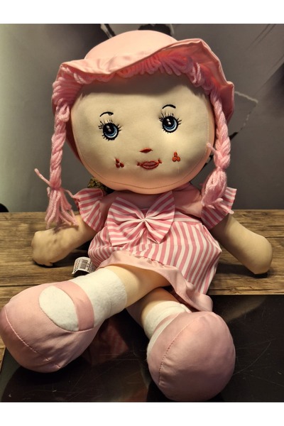 Biricik ELİF PEMBE BEZ BEBEK 60CM
