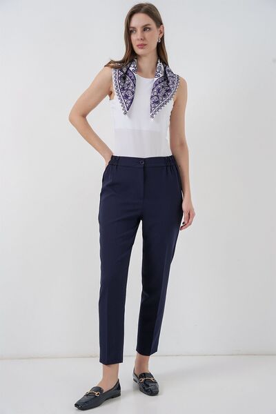 Hiccup Υφασμάτινο παντελόνι με ψηλόμεσο κορδόνι BDART