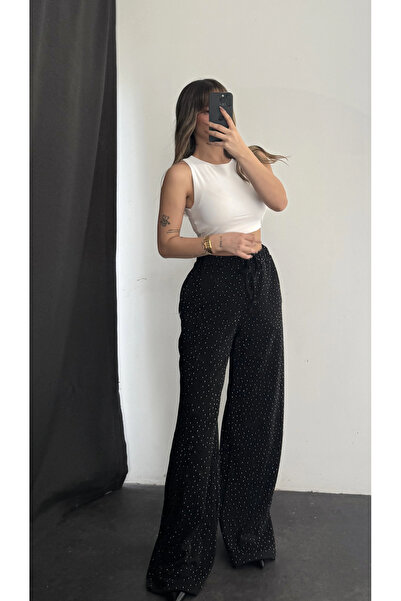 nona butik Pantaloni Vayne Stone - Negri