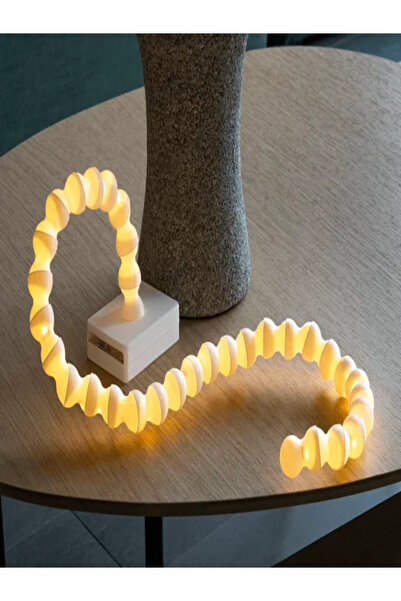 Epic Crafting Modular LED decorative lamp – flexible & sculptural, warm light, modern desk piece 75cm
