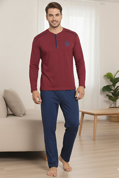 ELİTOL Cotton Soft Touch Men's Pajama Set