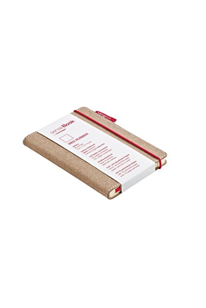 SenseBag SenseBook Red Rubber A6 Çizgili Defter