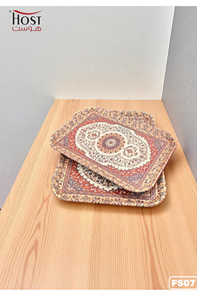 AL-HMAMMAMI Elegant decorative two-piece serving tray set