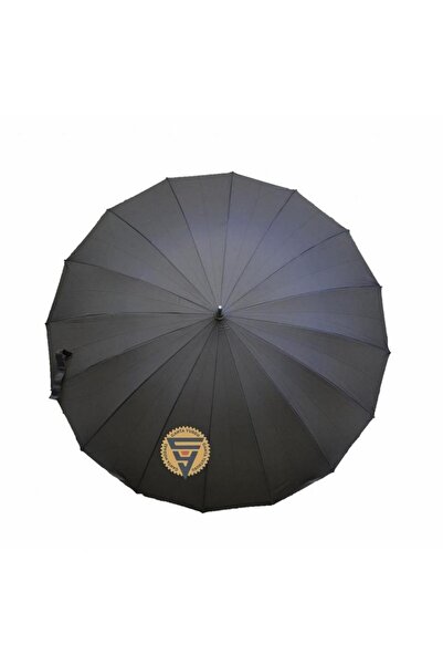 Elioure 105 cm Siyah Protokol Baston Şemsiye, dayanıklı ve şık tasarım