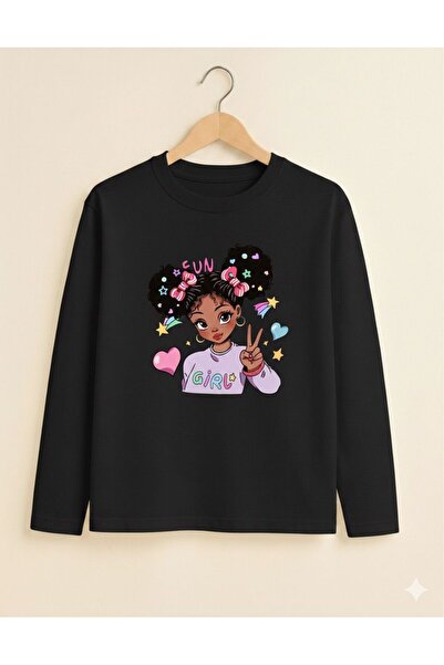 miamiakids Μακρυμάνικο κοριτσίστικο μπλουζάκι με στάμπα Sugar Girl