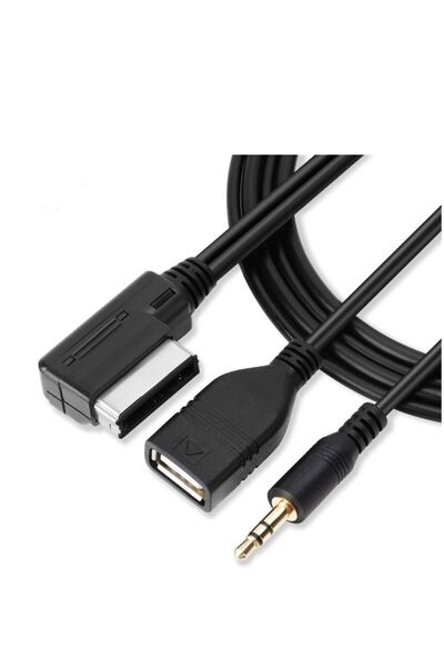 Haofy كابل شاحن USB وواجهة موسيقى MDI AMI MMI لسيارة Audi A6L A8L Q7 A3 A4L A5 A1 -