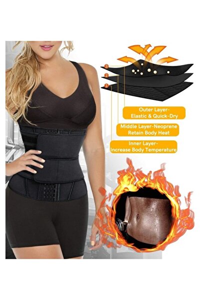 Generic Waist Trainer Belt, Waist Cincher Trimmer Slimming Workout Body Shaper For Weight Loss - 2XL
