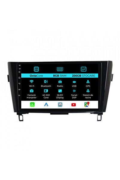 NavStore Navigation Nissan Qashqai J11, X Trail T32 (2013-2018), 10Inch, 8Gb Ram, 256Gb Storage, Carplay