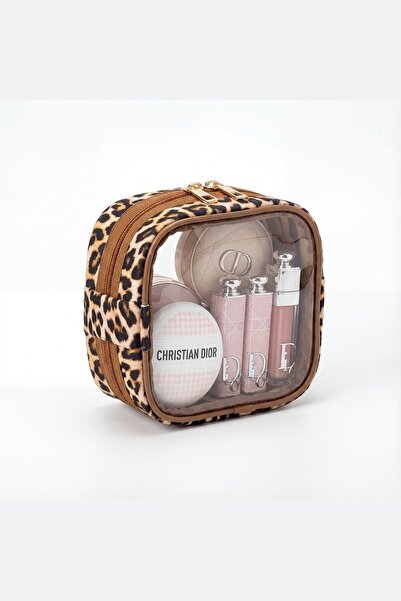 BAHELS Meloria Leopard Makeup Bag - Mini