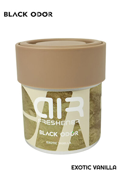 Black Odor Exotic Vanilla Air Freshener – Long-Lasting Car & Home Fresh Scent, 80g