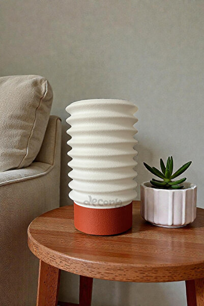 decory Wiraly Modern Simple Design Table Lamp, Pinterest Style Cozy Lampshade (Bioplastic) E27