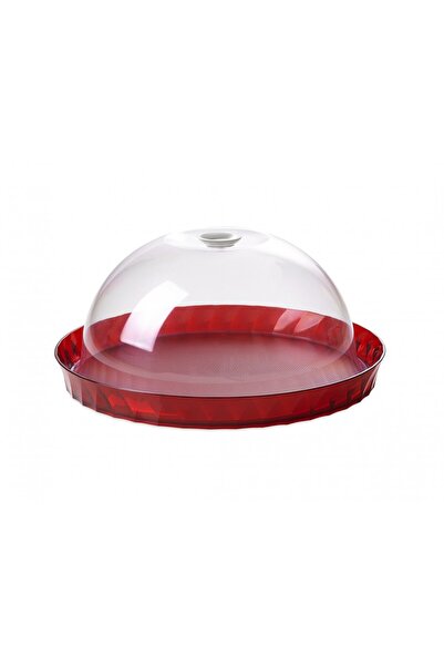 Omada Kitchen platters -- Cake platter with lid ø36xh16.5 cm - DIAMOND