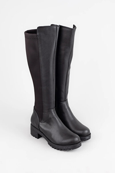 Adım Adım Γυναικείες μακριές μπότες με ελαστική πλάτη