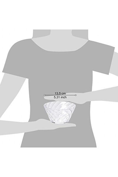 Omada Bowls - DIAMOND bowl d.13.5 cm - Transparent