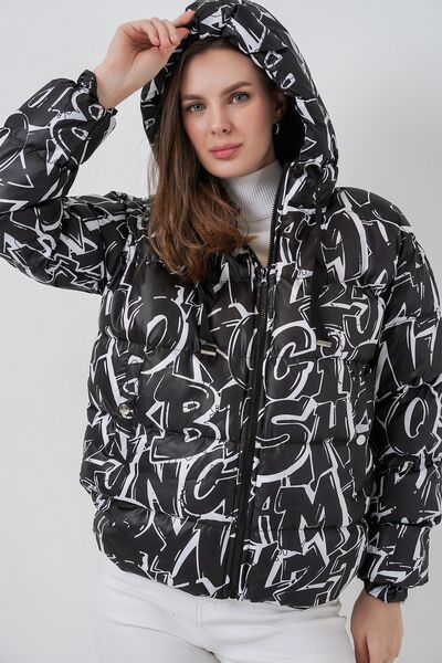 Hiccup BDART oversized d με κουκούλα Φουσκωτό μπουφάν