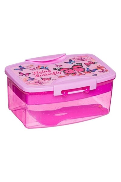 OEM Recipient roz pentru alimente cu fluturi și accesorii 920 ml