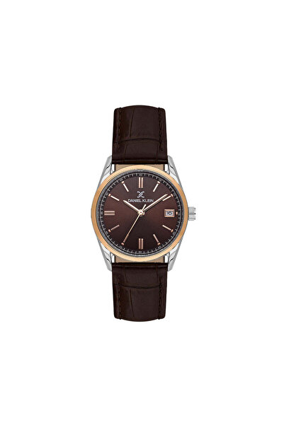 Daniel Klein Premium Dark Brown Leather Watch for Women DK.6.14135-6