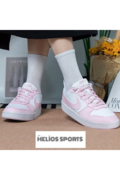 Nike Girls' Sneakers Court Borough Low Recraft Sneaker Teenage Girls' Sports Shoes