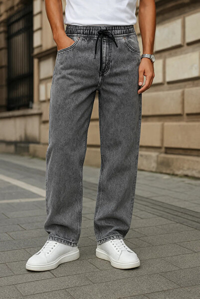 comstar Pantaloni largi gri pentru bărbați, confort premium zilnic