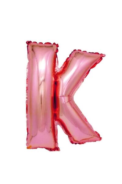 OEM Μπαλόνι με το γράμμα K, ροζ χρυσό, 40 cm