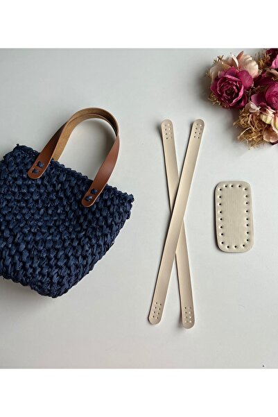 zg hobi aksesuar طقم مقبض وقاعدة قابلة للخياطة لحقائب الحياكة