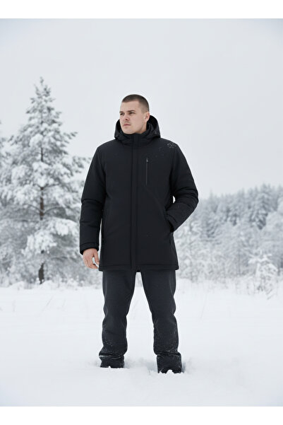 DYNAMO Men's Hooded Rain and Windproof Coat