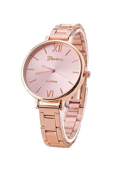 Generic Women's Stainless Steel Analog Watch AWNTG 01 W0030 - 37 mm - Rose Gold