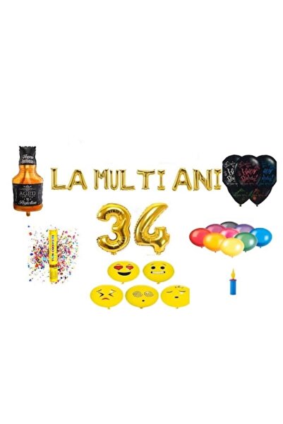 OEM Set baloane pentru petrecere de ziua de naștere, 150 buc.