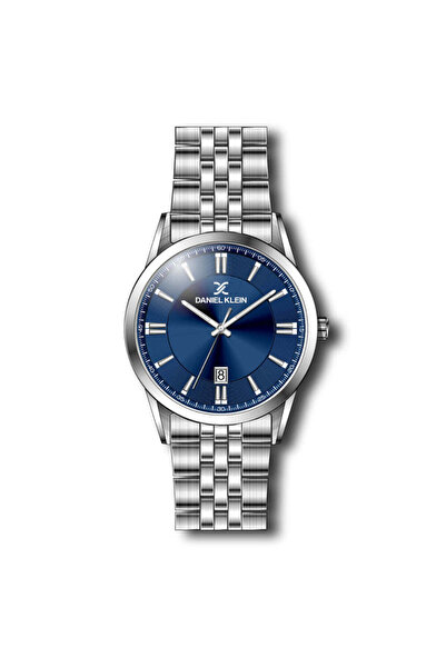 Daniel Klein Steely Silver Stainless Steel Watch for Men DK.1.14265-3