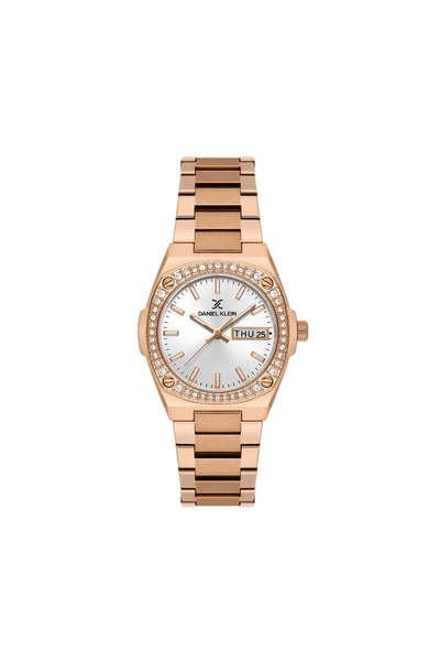 Daniel Klein Premium Rose Gold Stainless Steel Watch for Women DK.1.14122-5