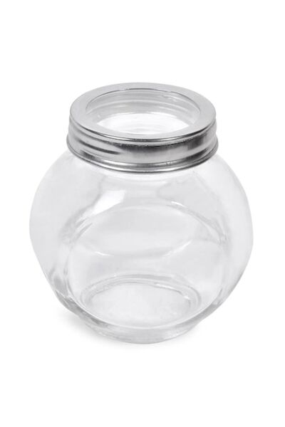 OEM Glass Jar with Metal Lid 200 ml - pack of 3