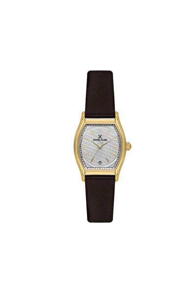 Daniel Klein Premium Dark Brown Leather Watch for Women DK.1.14152-2