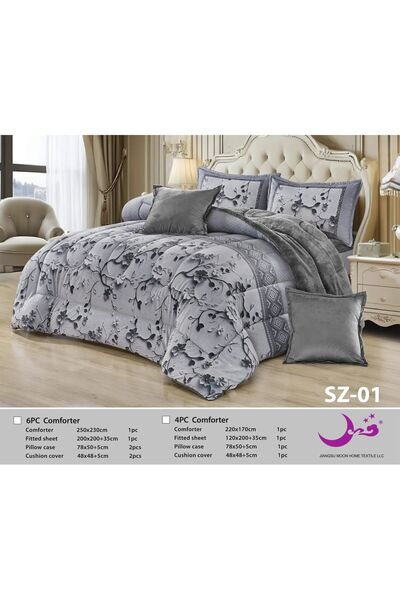 Moon Luxury winter set for two people, warm winter wear, made of high-quality faux fur, 6 pieces