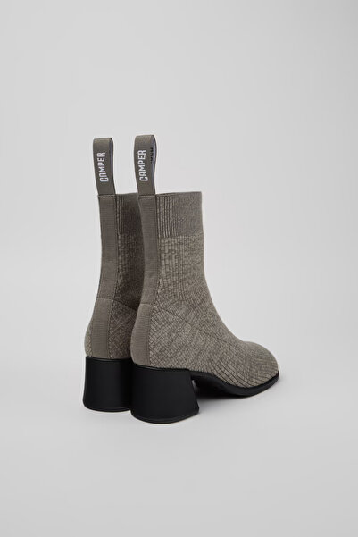 CAMPER Kora Women's Fabric Gray Mid-Heel Boots