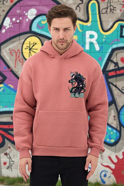 FG KONNİCHİWA Φούτερ Anime Kaisen Jujutsu με κουκούλα Ανδρικό Γυναικείο με κουκούλα Cosplay Gojo Satoru