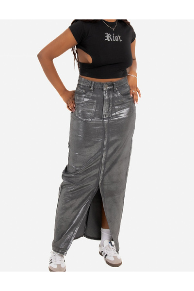 Liquor N Poker Skirt, Gray