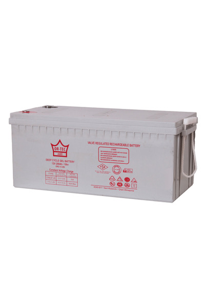 ORTEC Or-Tec 12V 200A Jel Akü
