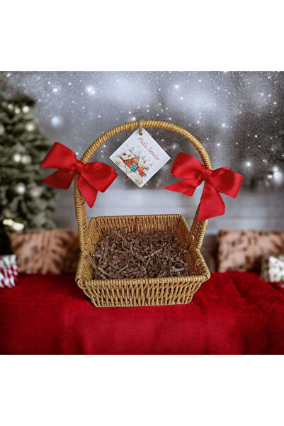 SEGALP Hediye Sepeti Hasır Yılbaşı, Doğumgünü Hediye Sepeti