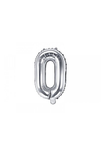 DECO Foil Balloon Letter O, Silver, 35 cm