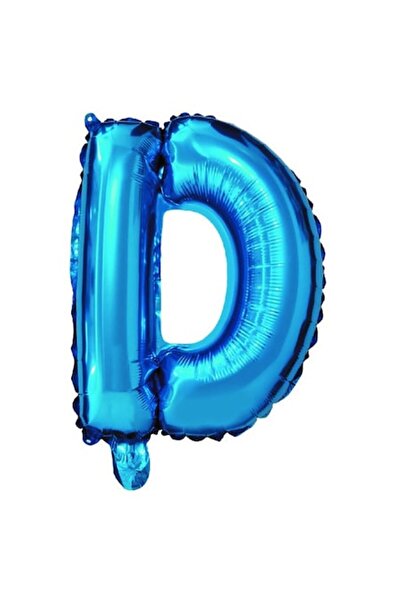 OEM Μπαλόνι γράμμα D, μπλε, 40 εκ.