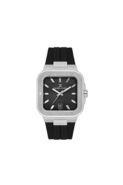 Daniel Klein Premium Black Silicone Band Watch for Men DK.1.14143-2